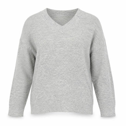 Womens UK Size S New Look Grey Pullover Jumper