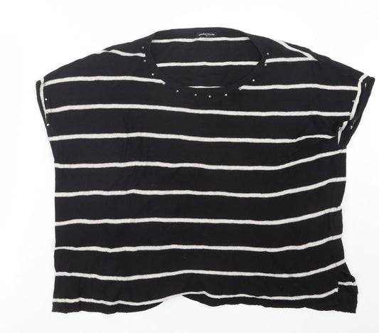 Womens UK Size 12 Warehouse Black Pullover Jumper
