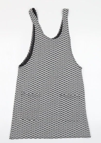 Atmosphere Womens Black Chevron  A-Line  Size 8