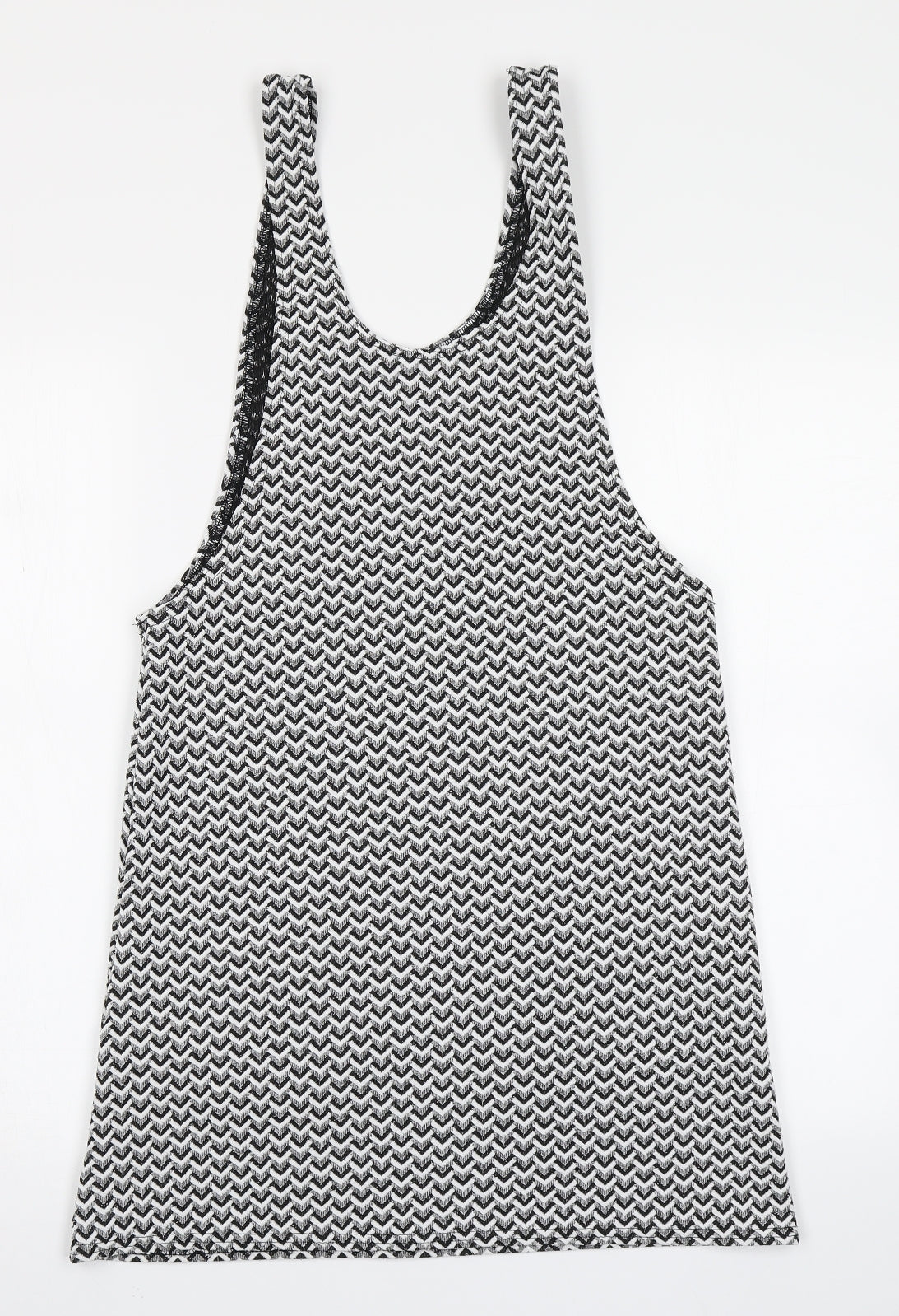 Atmosphere Womens Black Chevron  A-Line  Size 8