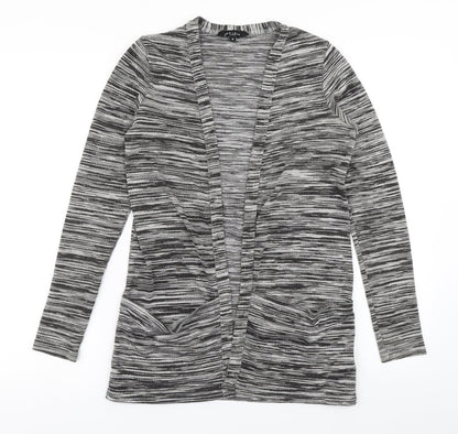 Womens UK Size 8 New Look Grey Cardigan Jumper