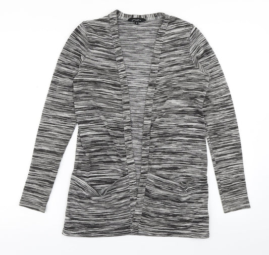 Womens UK Size 8 New Look Grey Cardigan Jumper