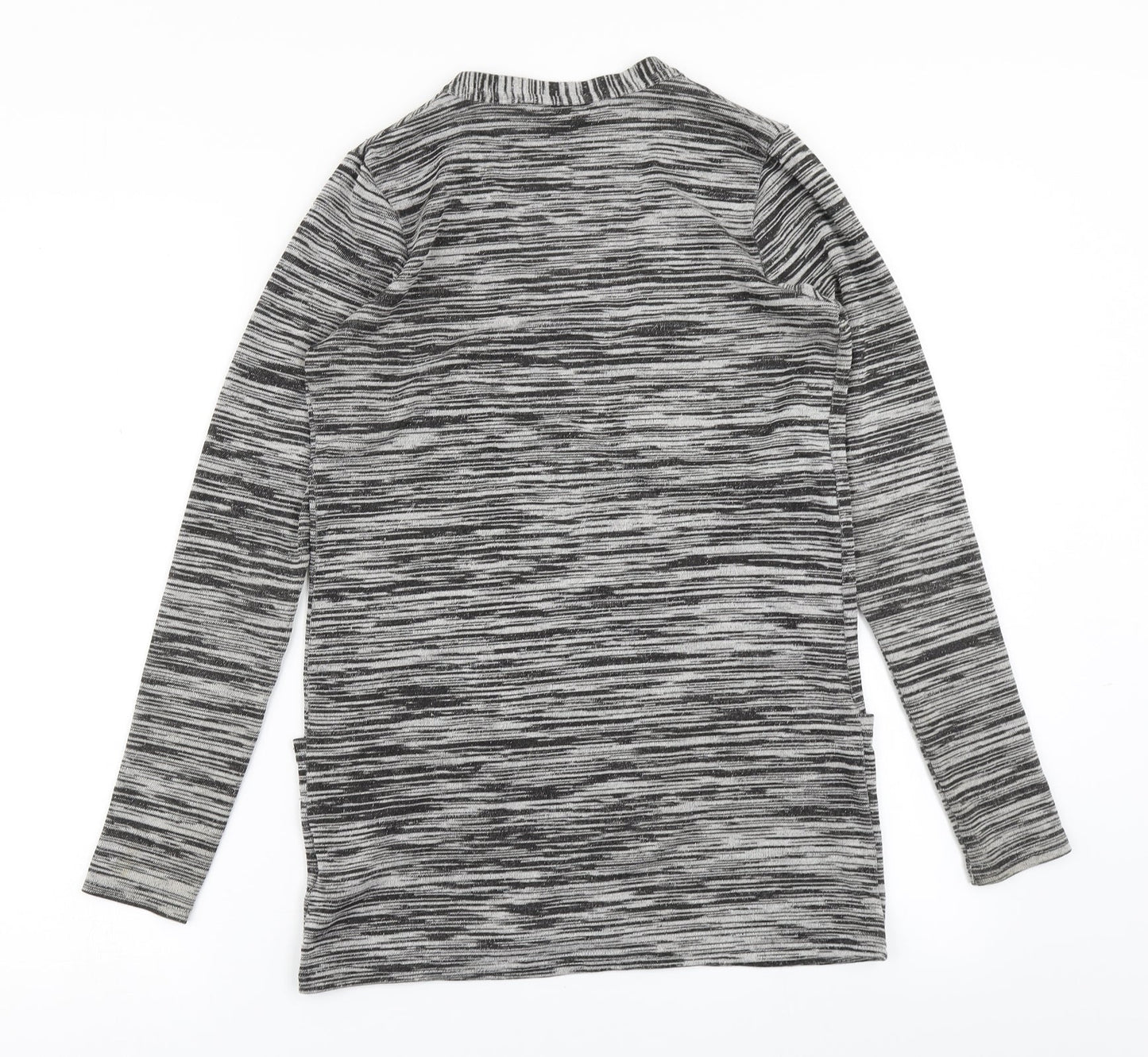 Womens UK Size 8 New Look Grey Cardigan Jumper