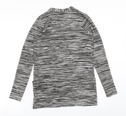 Womens UK Size 8 New Look Grey Cardigan Jumper