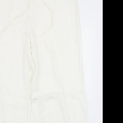 Ivory Womens White   Trousers  Size 16 L24 in