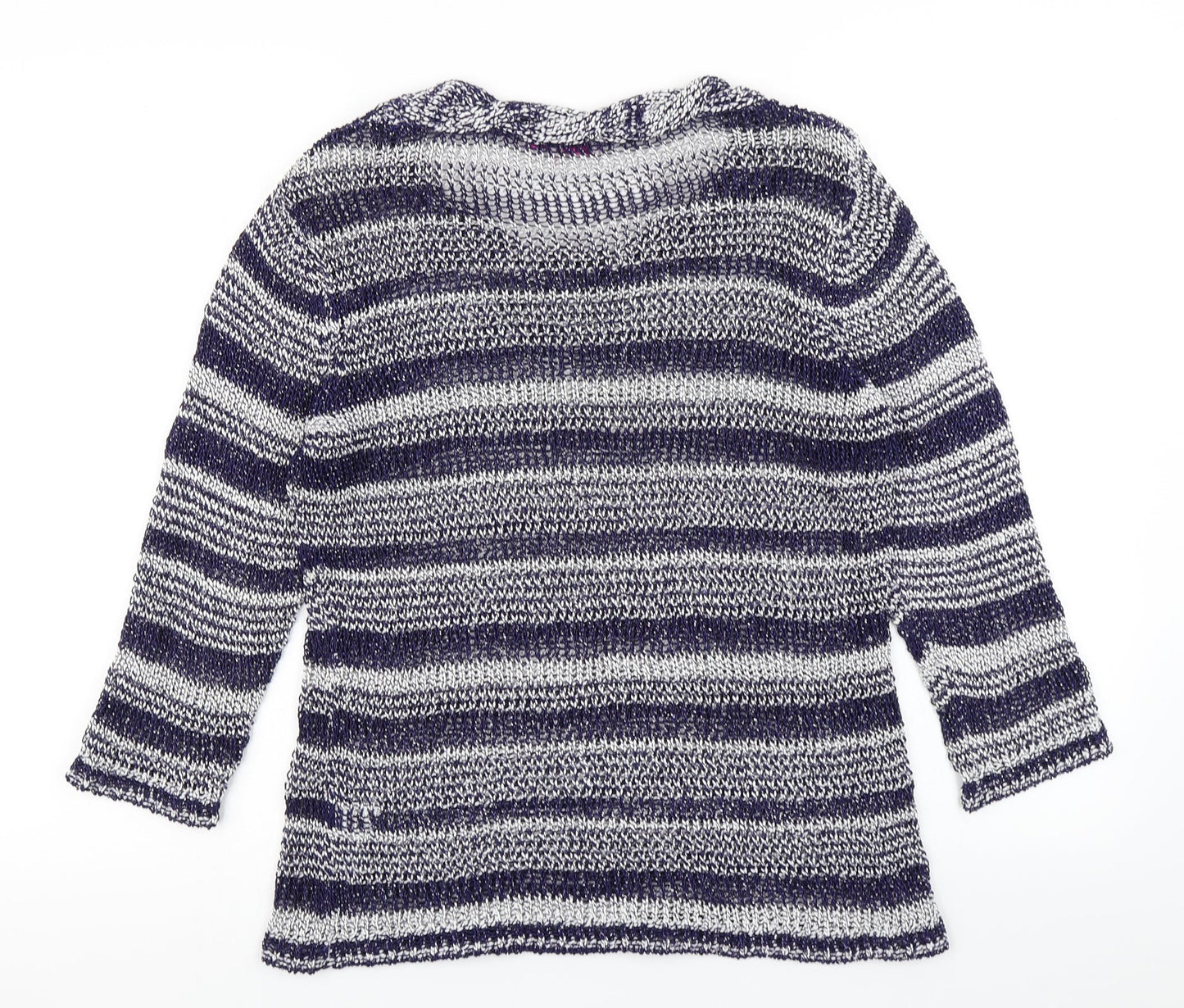 Womens UK Size M Per Una Blue Pullover Jumper