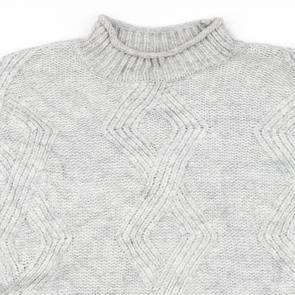 Womens UK Size XL M&S Grey Pullover Jumper