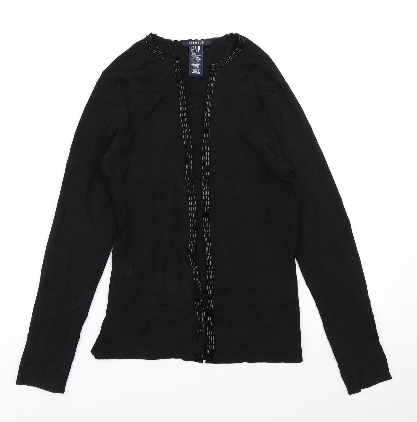 Gap Womens Black  Knit Cardigan Jumper Size XS