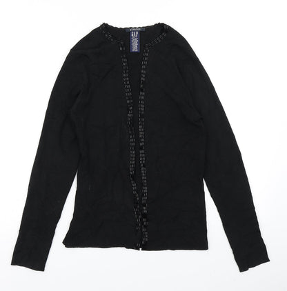 Gap Womens Black  Knit Cardigan Jumper Size XS