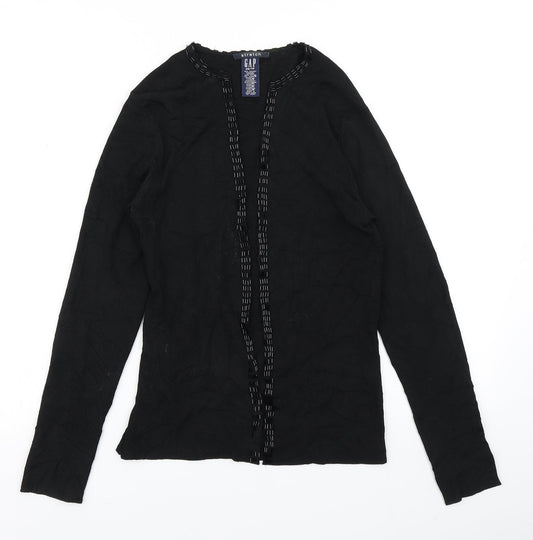 Gap Womens Black  Knit Cardigan Jumper Size XS