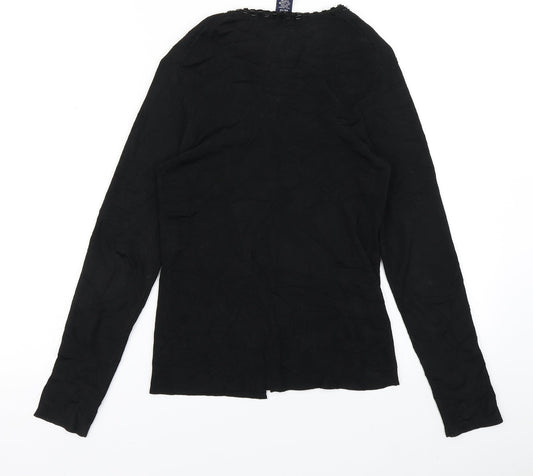 Gap Womens Black  Knit Cardigan Jumper Size XS