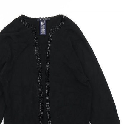 Gap Womens Black  Knit Cardigan Jumper Size XS