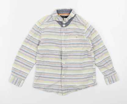 Autograph Boys Yellow Striped  Basic Button-Up Size 3-4 Years