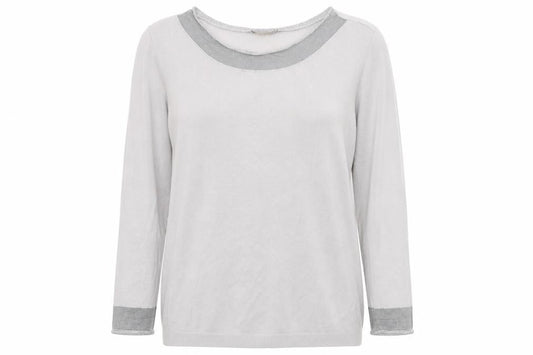 Womens UK Size L Maria Bellentani Grey Pullover Jumper