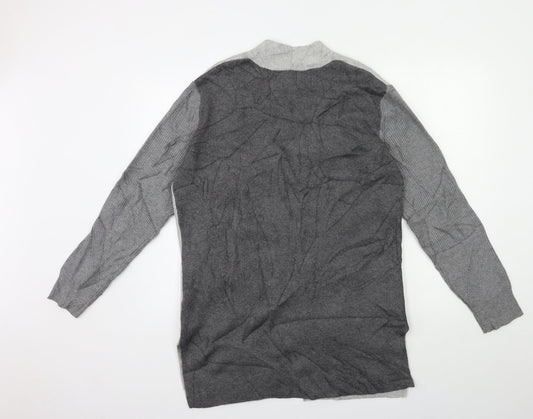 Womens UK Size 12 Marks and Spencer Grey Cardigan Jumper
