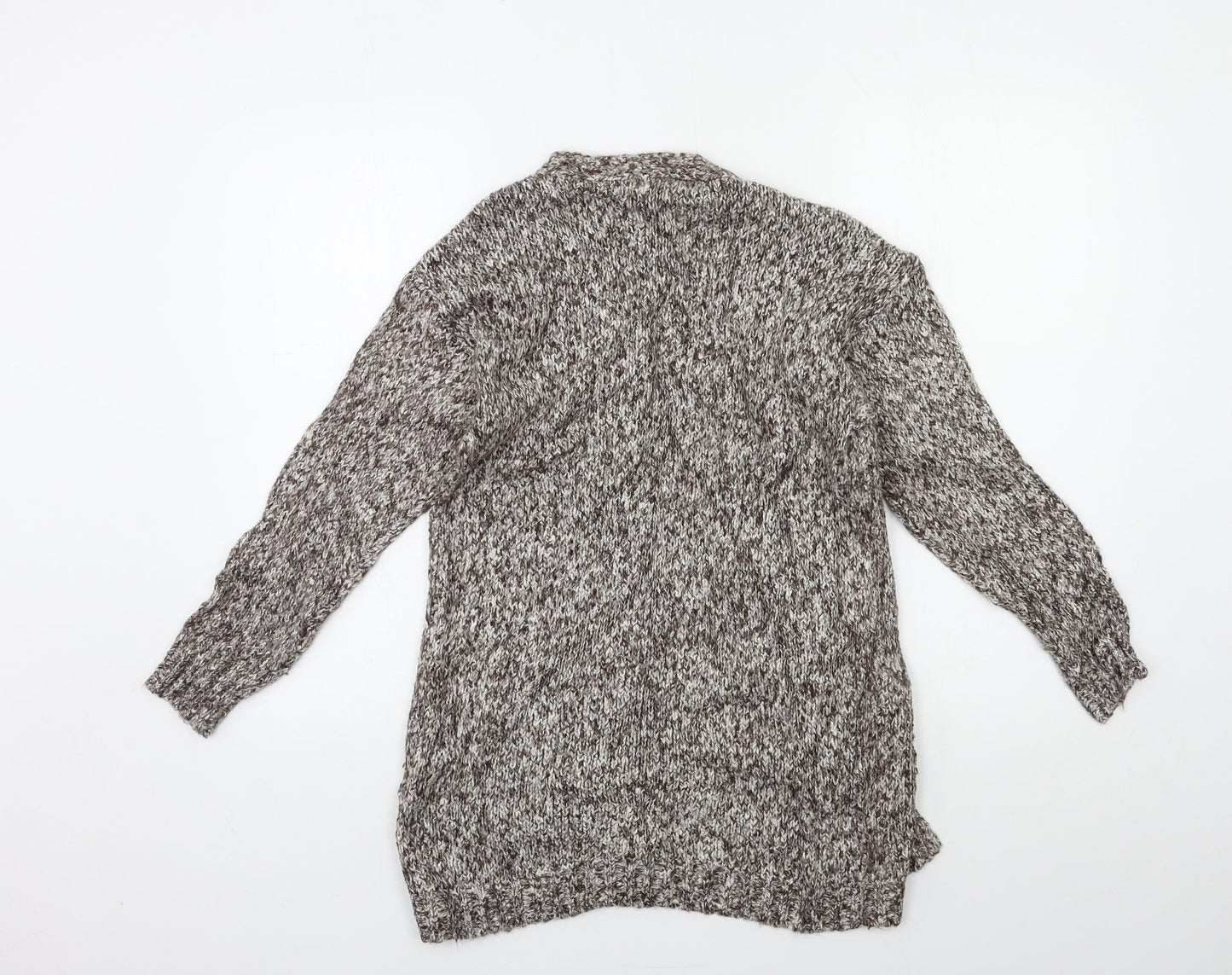 Bershka Womens Brown  Knit Cardigan Jumper Size M