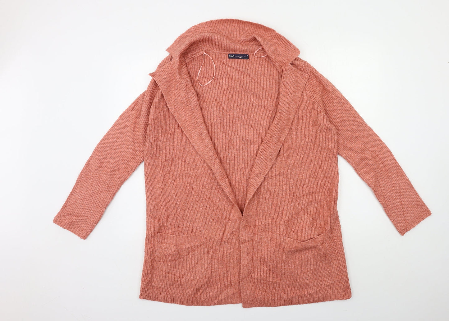 Womens UK Size M Marks and Spencer Pink Cardigan Jumper