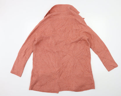 Womens UK Size M Marks and Spencer Pink Cardigan Jumper