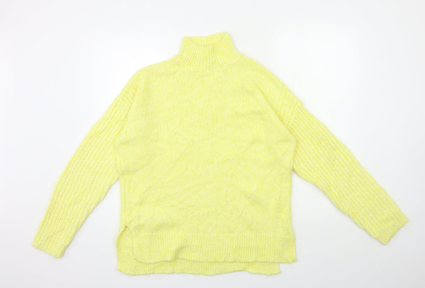 Womens UK Size M Marks and Spencer Yellow Pullover Jumper