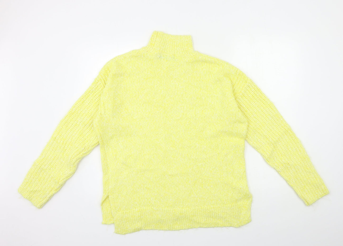 Womens UK Size M Marks and Spencer Yellow Pullover Jumper