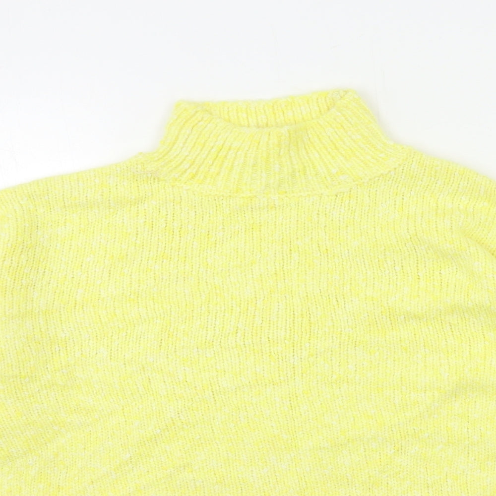 Womens UK Size M Marks and Spencer Yellow Pullover Jumper