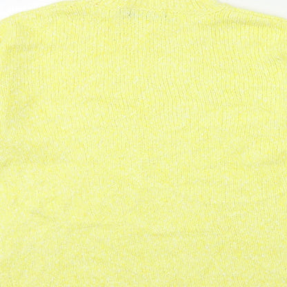 Womens UK Size M Marks and Spencer Yellow Pullover Jumper