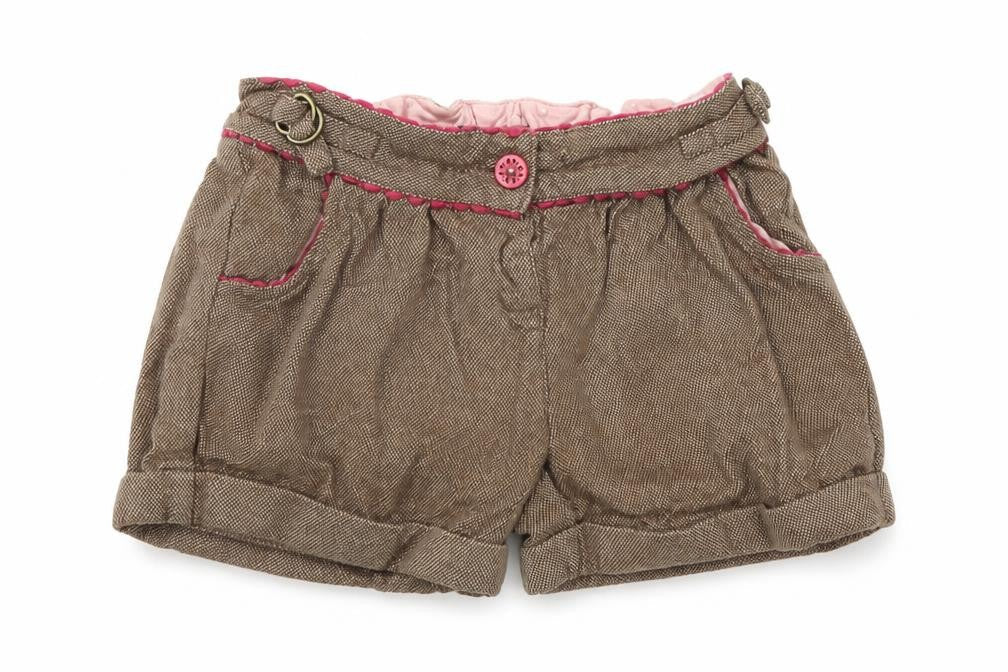 Autograph Girls Brown   Chino Shorts Size 2-3 Years
