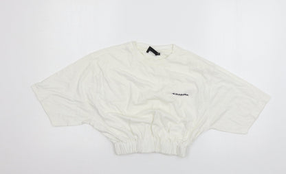 Womens UK Size M Diadora White Basic T-Shirt