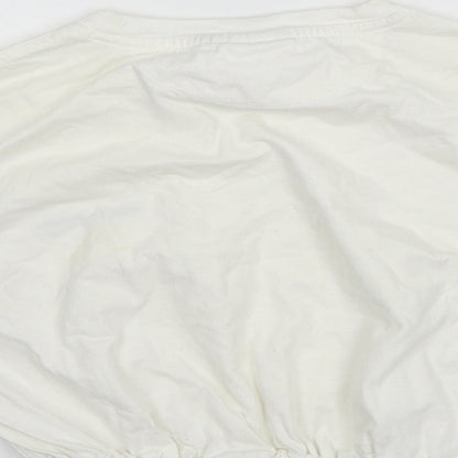 Womens UK Size M Diadora White Basic T-Shirt