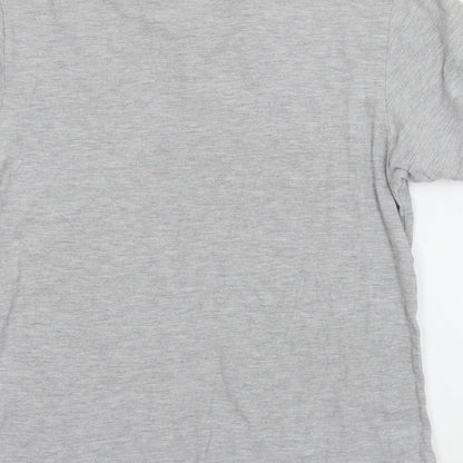 Avenue Mens Grey  Jersey  T-Shirt Size M