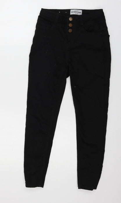 New Look Womens Black  Denim Skinny Jeans Size 8 L24 in
