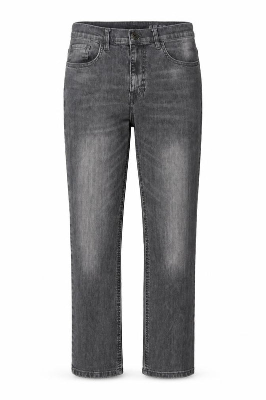Womens UK Size 34 in F&F Regular Fit Straight Grey Jeans