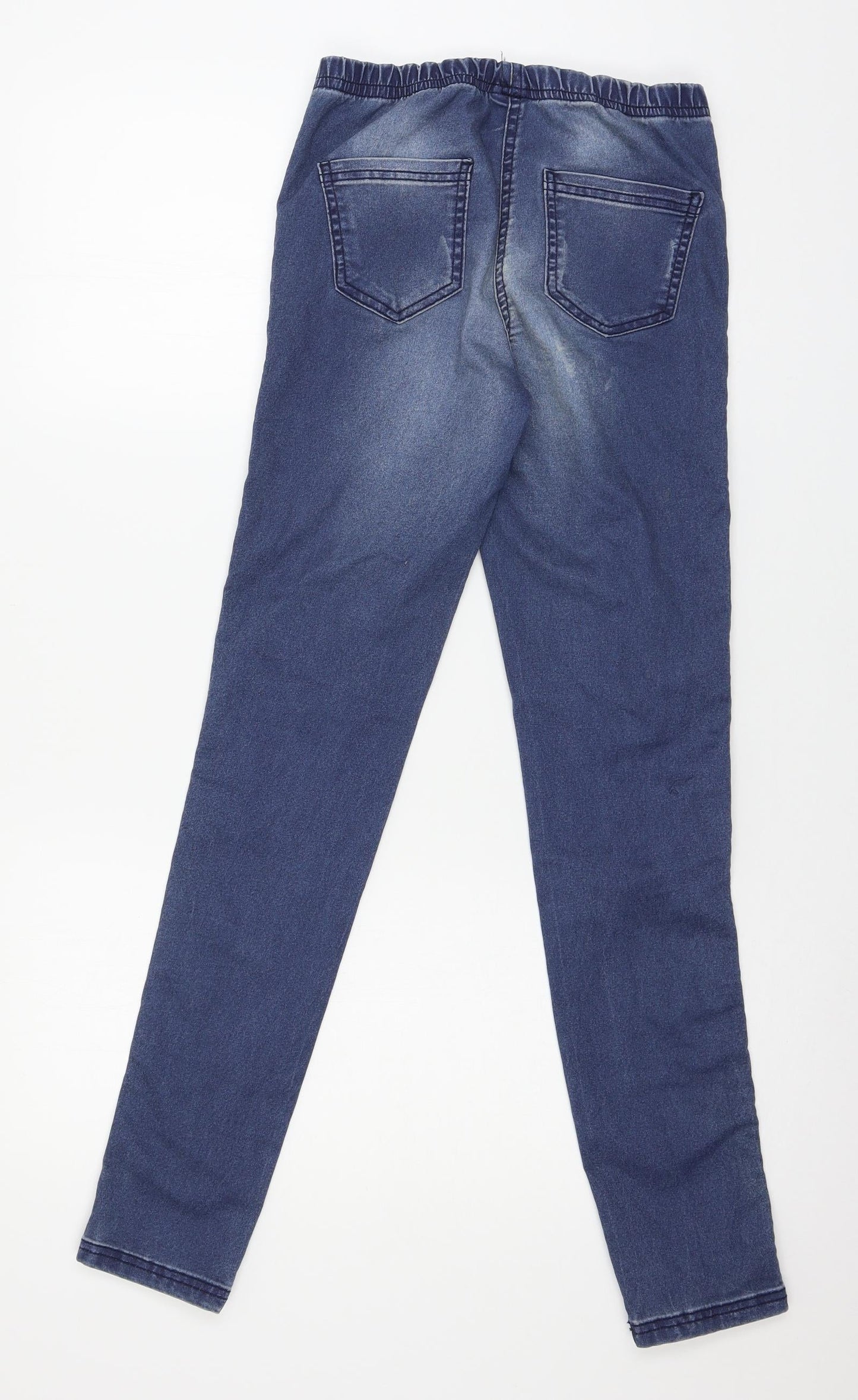 Womens UK Size S Preworn Regular Fit Jegging Blue Jeans