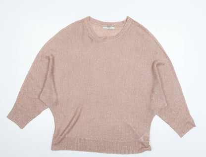 George Womens Pink  Knit Pullover Jumper Size 16