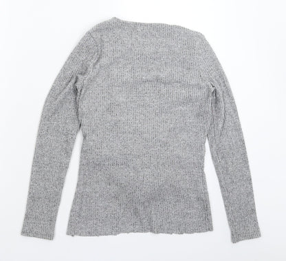 Womens UK Size 8 River Island Grey Pullover Jumper