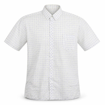 Mens UK Size M Connaught White  Button-Up Short Sleeve Casual Shirt