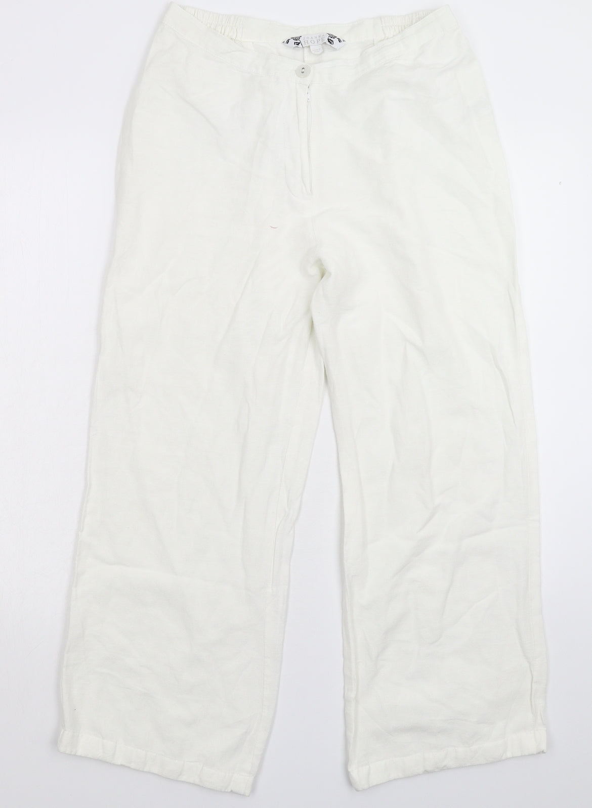 Joanna Hope Womens White   Trousers  Size 12 L25 in