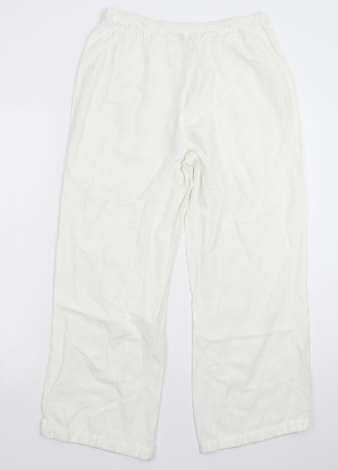 Joanna Hope Womens White   Trousers  Size 12 L25 in
