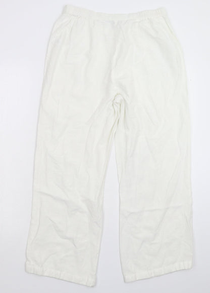 Joanna Hope Womens White   Trousers  Size 12 L25 in