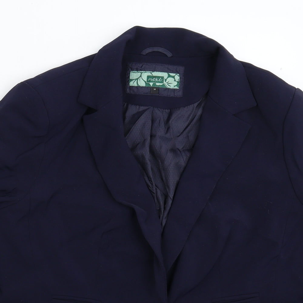 NEXT Womens Blue   Jacket Suit Jacket Size 14