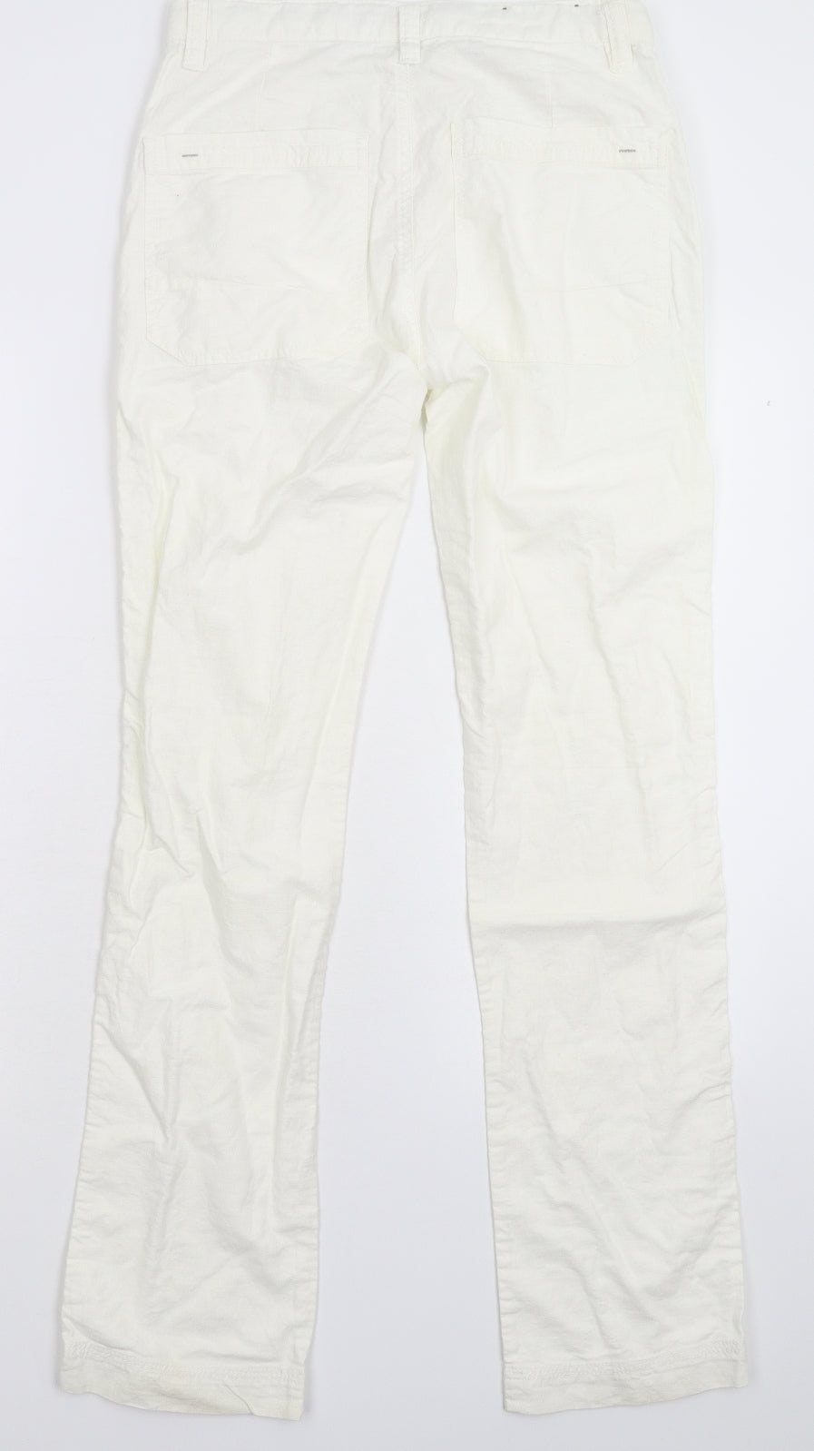 Denim & Co. Womens White   Trousers  Size 28 in L30 in