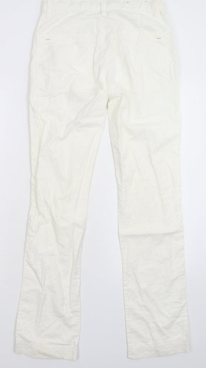Denim & Co. Womens White   Trousers  Size 28 in L30 in