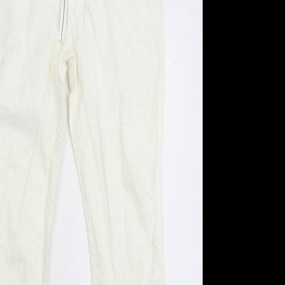 Denim & Co. Womens White   Trousers  Size 28 in L30 in