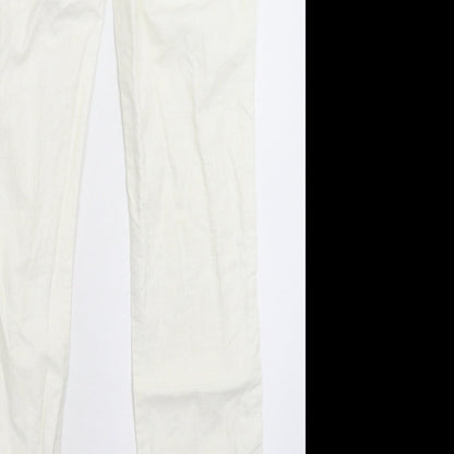 Denim & Co. Womens White   Trousers  Size 28 in L30 in