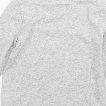 George Boys Grey   Basic T-Shirt Size 5-6 Years
