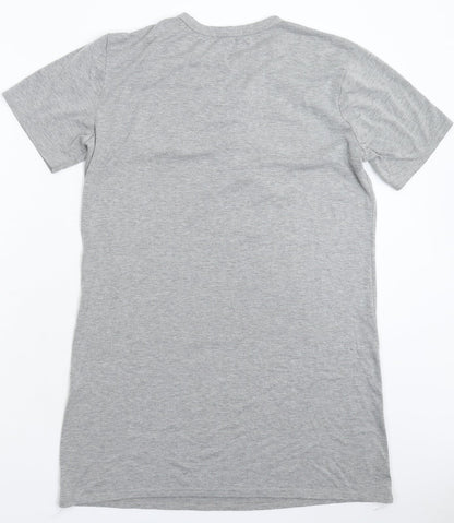 Miss Diamond Womens Grey   T-Shirt Dress  Size L