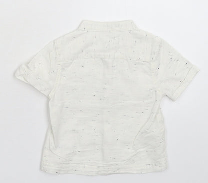 Primark Baby White   Basic Button-Up Size 9-12 Months