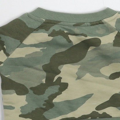 Primark Boys Multicoloured Camouflage  Pullover Jumper Size 0-3 Months  - Sweatshirt