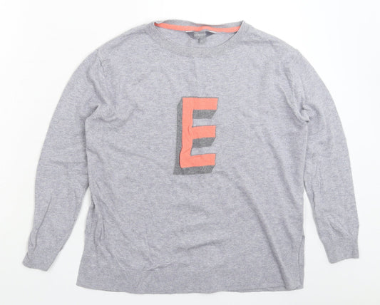 Womens UK Size S Principles Grey Pullover Jumper