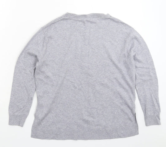 Womens UK Size S Principles Grey Pullover Jumper